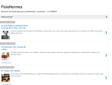 Tablet Screenshot of fisiohermes.com